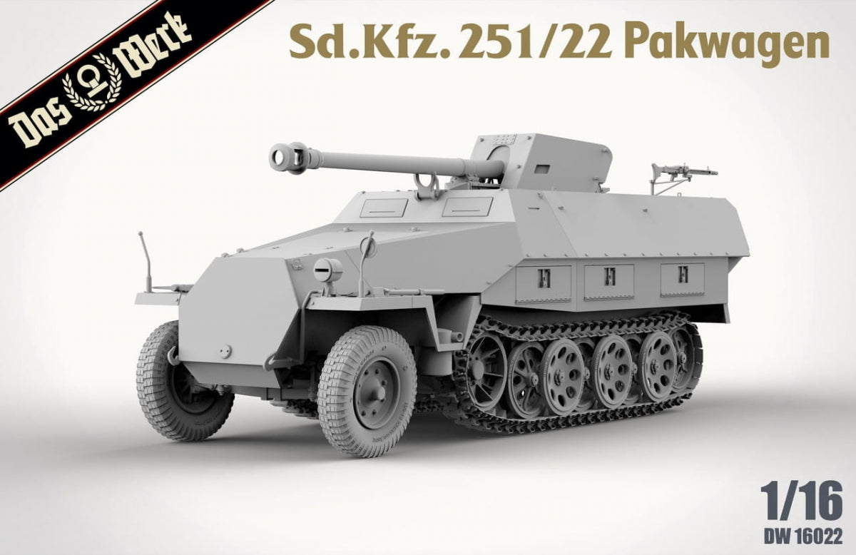 Das Werk DW16022 Sd.Kfz. 251/22 Pakwagen 1/16 – zdjęcie 2