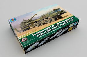 Trumpeter 01039 Russian KZKT-7428 Transporter with KZKT-9101 Semi-Trailer 1/35 – image 2