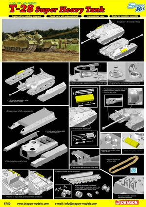 Dragon 6750 T28 Super Heavy Tank 1/35 – image 2