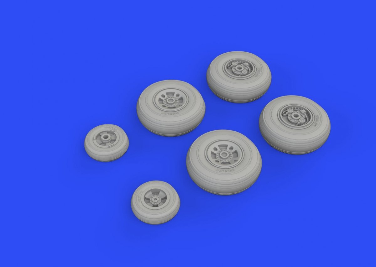 Eduard 672230 Shackleton MR.3 wheels 1/72 REVELL – Bild 3