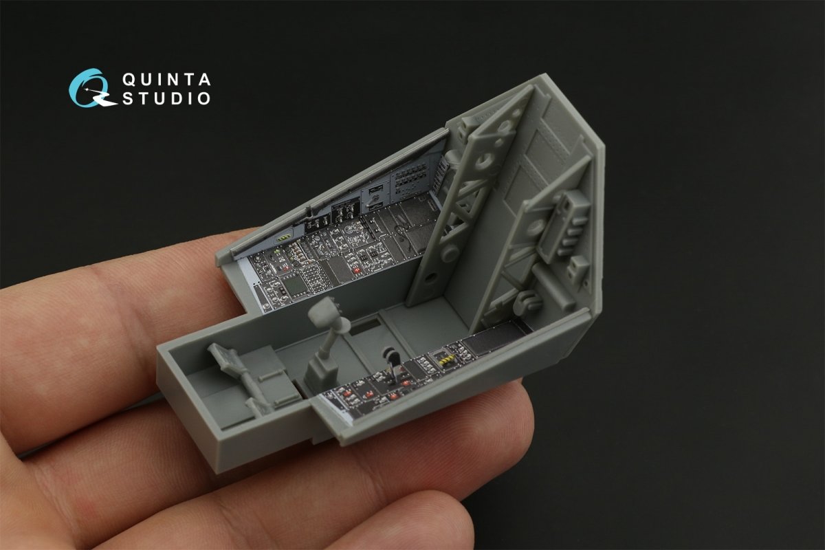 Quinta Studio QD32118 F-117A 3D-Printed &amp;amp; colored Interior on decal paper (Trumpeter) 1/32 – image 5