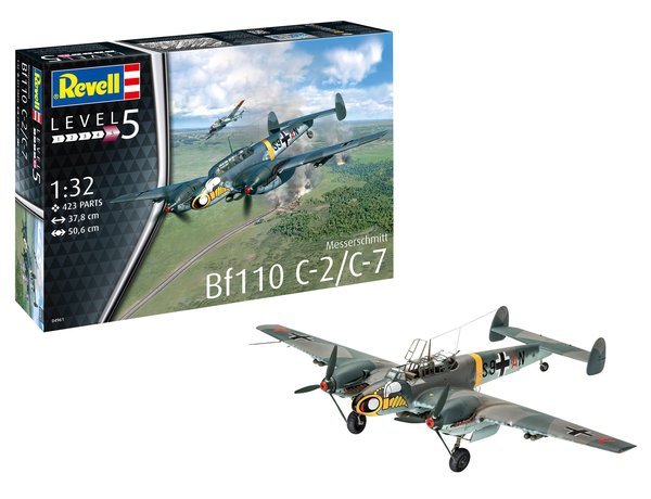 Revell 04961 Messerschmitt Bf110 C-2 / C-7 1/32 – Bild 3