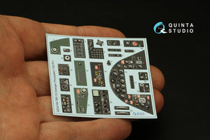 Quinta Studio QD32164 TBF-1C Avenger 3D-Printed &amp;amp; colored Interior on decal paper (Trumpeter) 1/32 – image 3