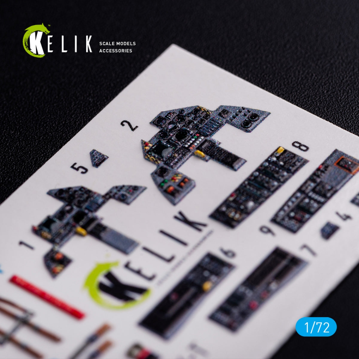 KELIK K72088 AMX-T interior 3D decals for Italeri kit 1/72 – image 7
