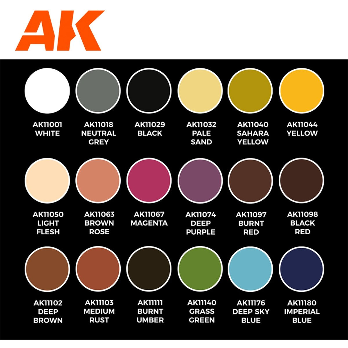 AK Interactive AK11765 SIGNATURE SET – KEIGO MURAKAMI PERSONAL MIXES – ANIME FIGURES PAINT SET 18x17 ml – image 3
