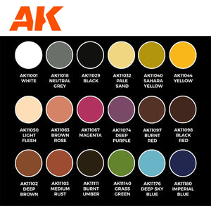AK Interactive AK11765 SIGNATURE SET – KEIGO MURAKAMI PERSONAL MIXES – ANIME FIGURES PAINT SET 18x17 ml – image 3