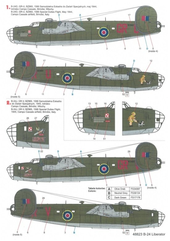 Techmod 48823 B-24 Liberator 1/48 – Bild 2