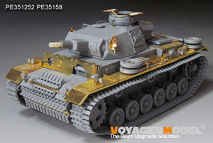 Voyager Model PE351252 WWII German Pz.KPfw.III Ausf.N early version upgrade set basic For TAKOM 8011 1/35 – obrázek 4