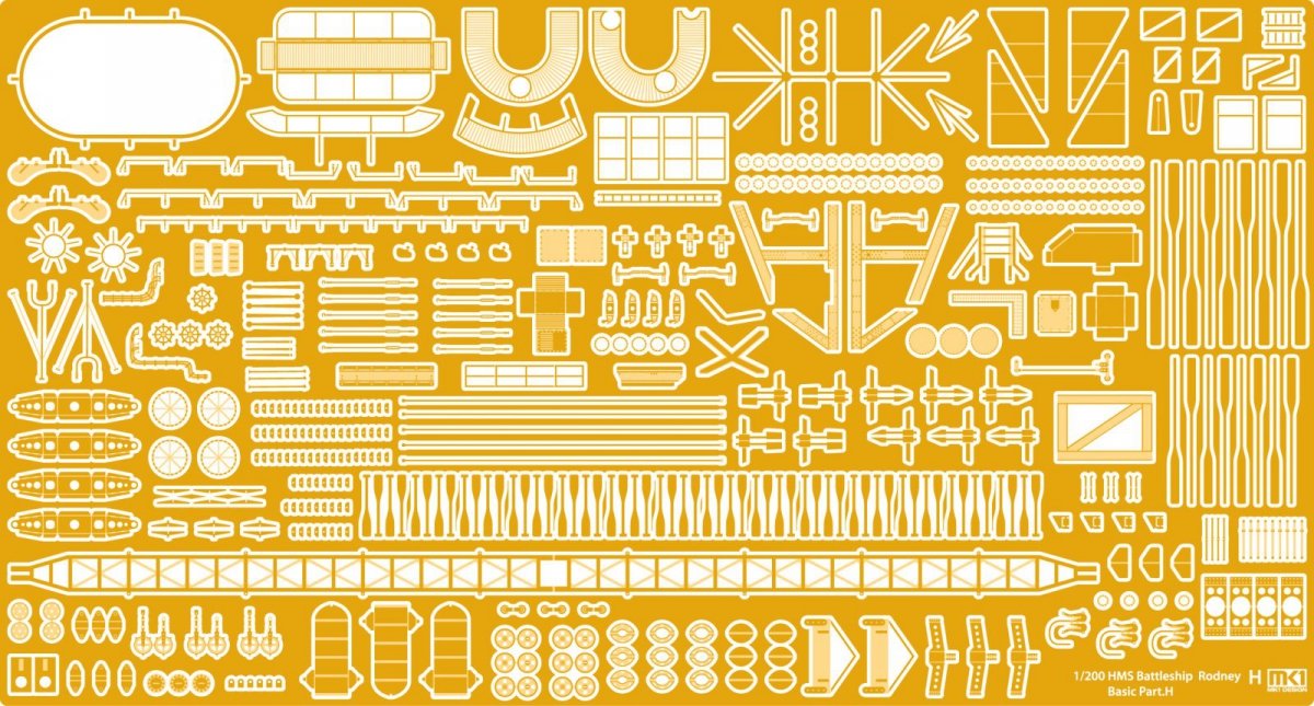 MK1 Design MD-20014 HMS Rodney Value Pack 1/200 – image 7