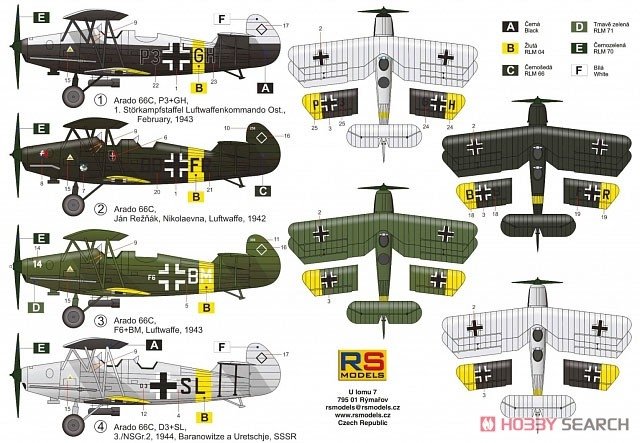 RS Models 92258 Arado Ar-66 1/72 – image 2