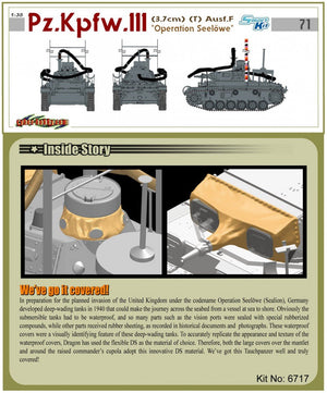 Cyber Hobby 6717 Pz. Kpfw. 111(3.7cm)(T) Ausf. F, Operation Seelowe 1/35 – image 3