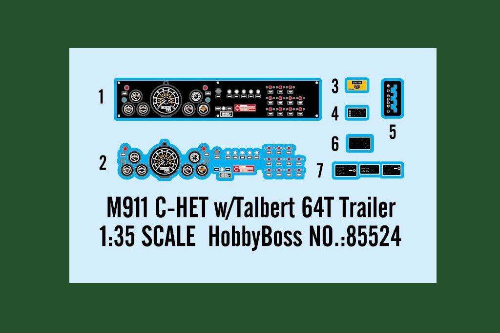 Hobby Boss 85524 M911 C-HET w/ Talbert 64T Trailer 1/35 – image 3