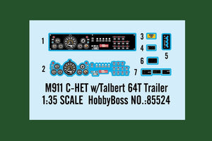 Hobby Boss 85524 M911 C-HET w/ Talbert 64T Trailer 1/35 – image 3