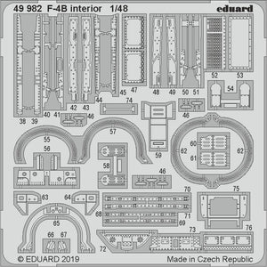 Eduard 49982 F-4B interior 1/48 ACADEMY – obrázek 2