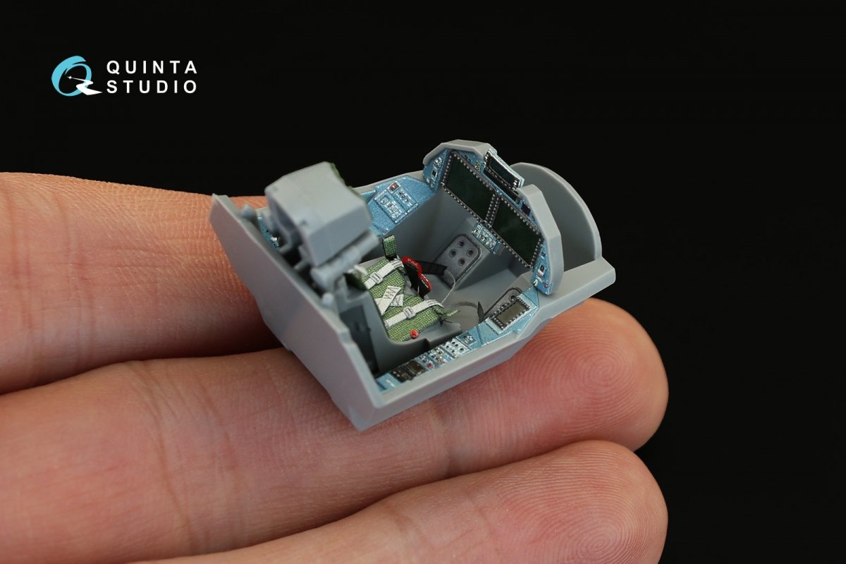 Quinta Studio QD48082 Su-57 3D-Printed &amp;amp; colored Interior on decal paper (for Zvezda kit) 1/48 – image 7