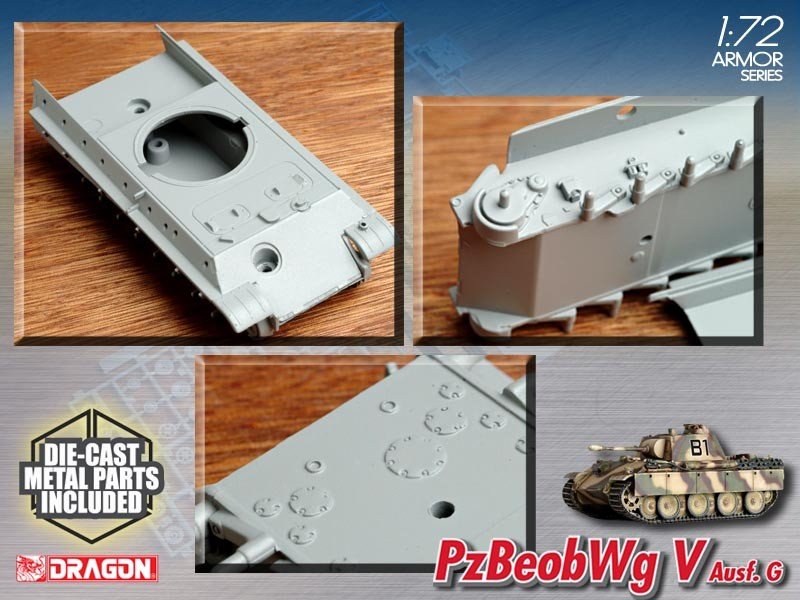 Dragon 7230 PzBeobWg.V Ausf.G 1/72 – zdjęcie 4