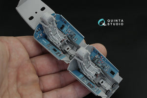 Intérieur imprimé en 3D et coloré sur papier décalcomanie Quinta Studio QD32095 Su-30SM (conversion pour Trumpeter Su-30MKK) 1/32  – image 4