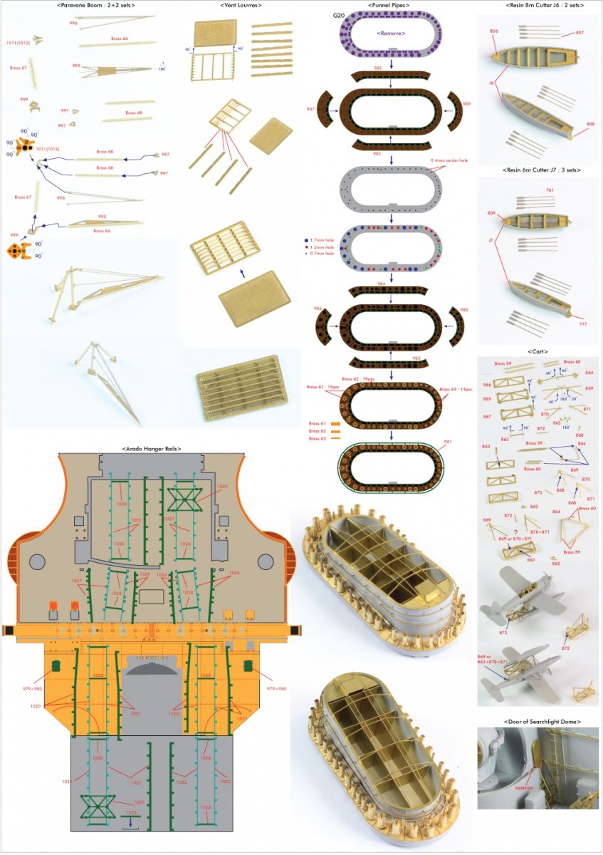 Pontos 27001F1 BISMARCK 1941 Detail Up Set Advanced 1/200 – image 20