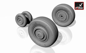Armory Models AW72015 Mikoyan МiG-23S,M,MS,MF,U,UB wheels 1/72 – obrázek 4