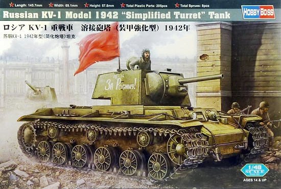 Hobby Boss 84812 Russian KV-1 Model 1942 1/48