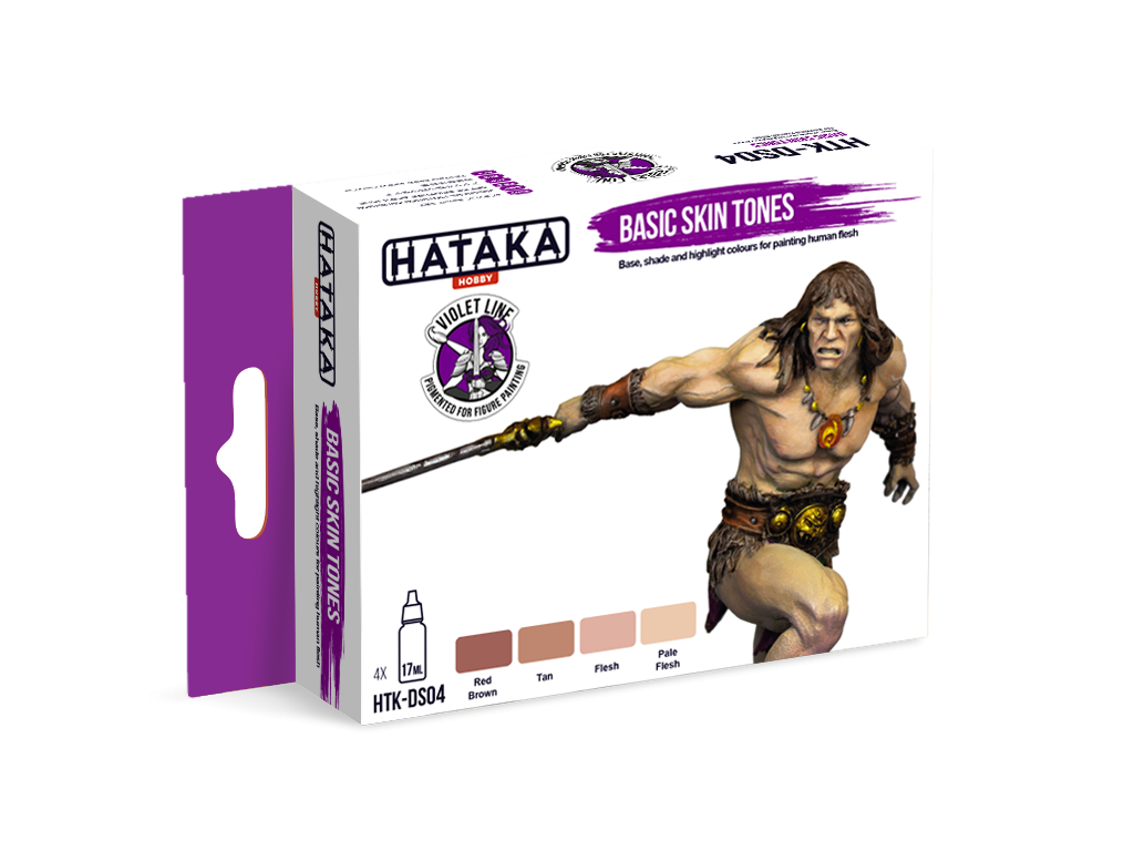 Hataka HTK-DS04 Basic Skin Tones Set 4x17ml – obrázek 2