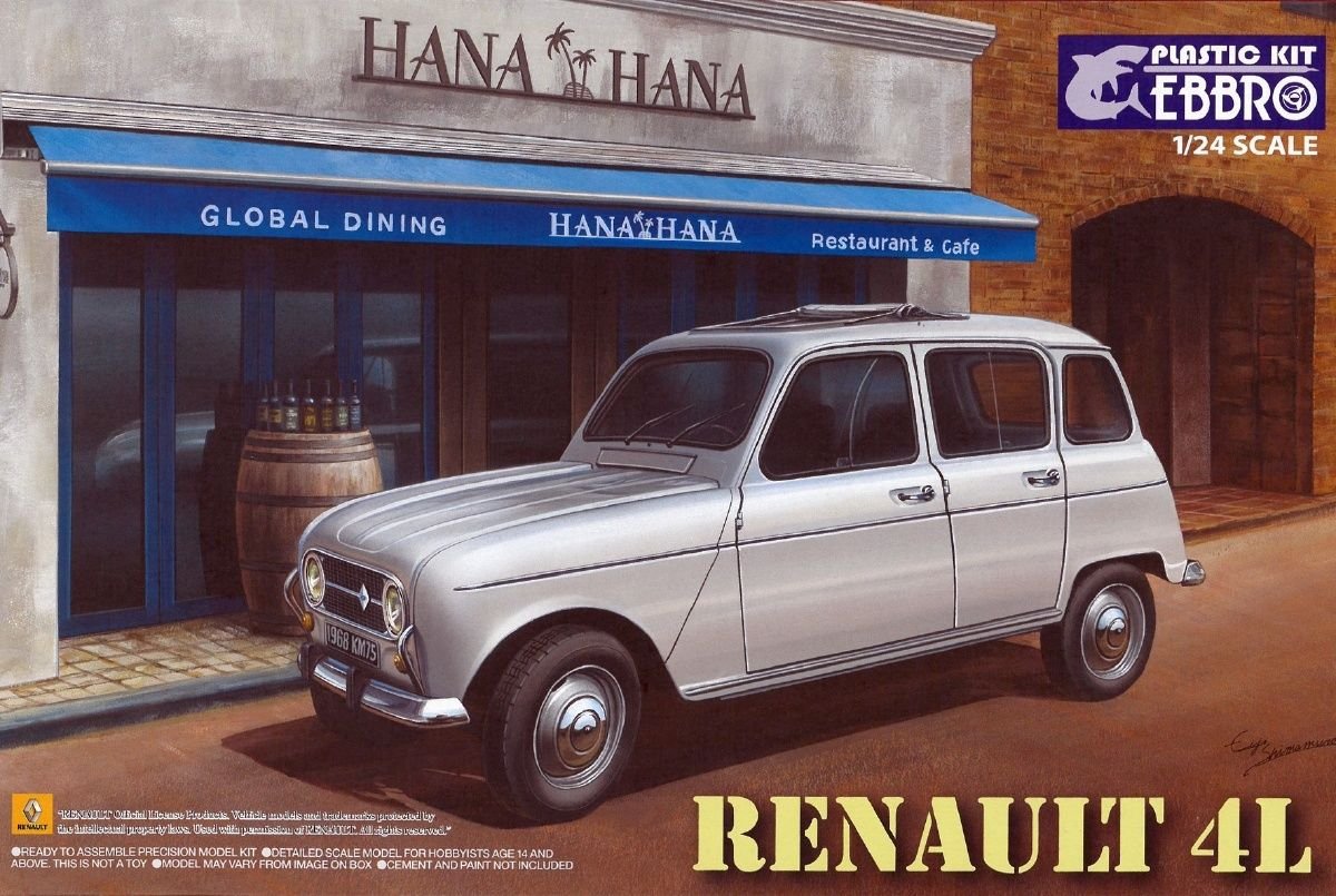 Ebbro 25002 Renault 4L 1/24
