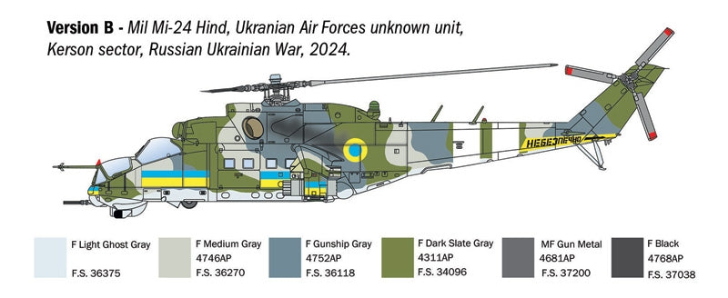 Italeri 1432 Mil Mi-24/Mi-35 Hind 1/72