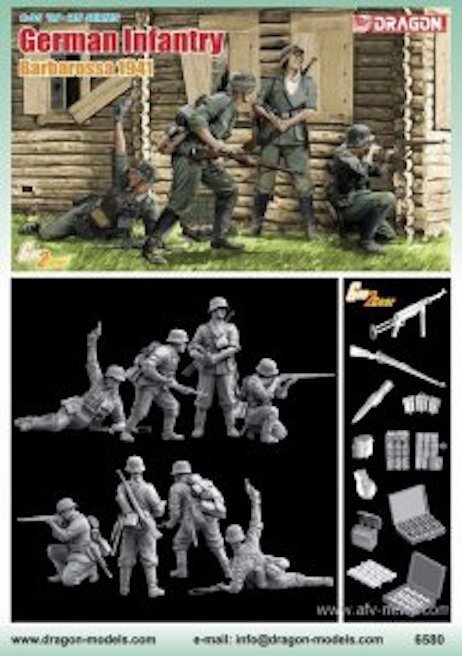 Dragon 6580 German Infantry Barbarossa 1941 1/35 – immagine 2