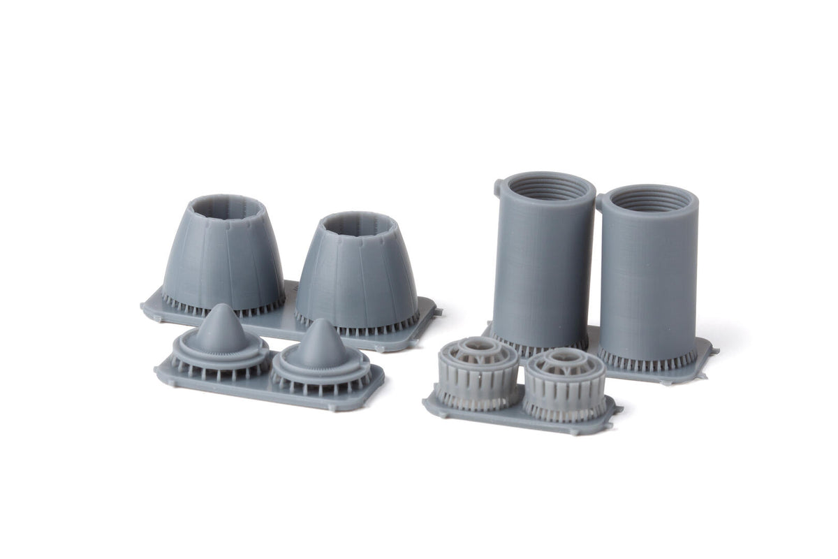 Eduard 6481218 F/ A-18A/ C exhaust nozzles 3D PRINT for KINETIC MODEL 1/48 – Bild 4