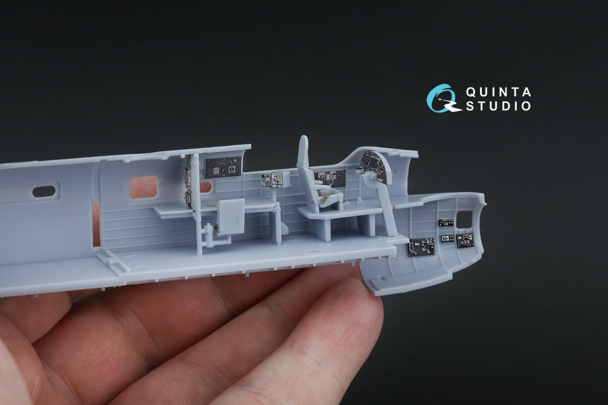Quinta Studio QD72155 Avro Lancaster BI/III 3D-Printed colored Interior on decal paper (Airfix) 1/72 – Bild 9