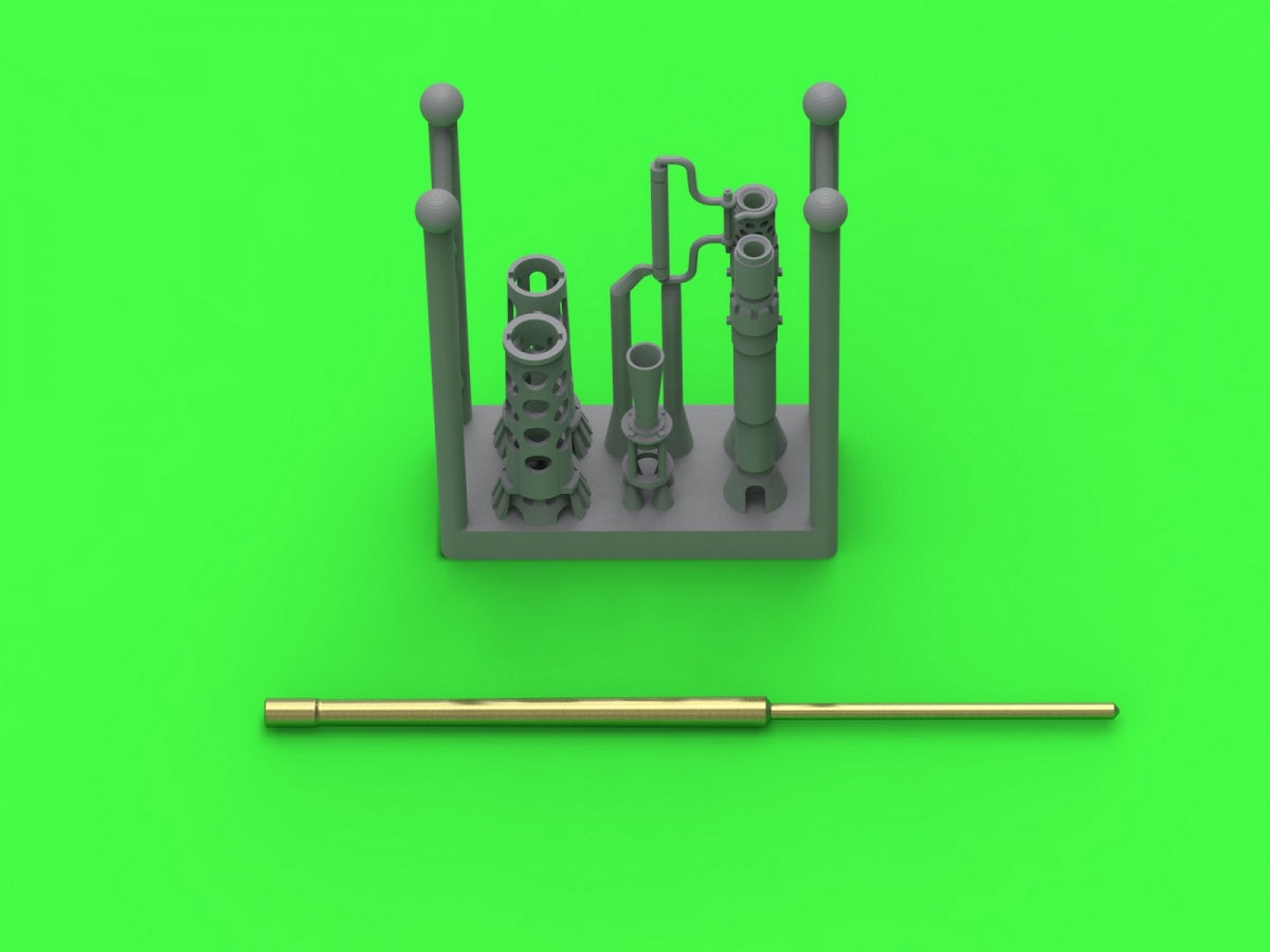 Master GM-35-061 Browning M2HB .50 cal (12.7mm) - Machine gun barrel - WWII and Cold War version 1/35