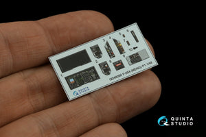 Quinta Studio QD48060 F-35A 3D-Printed &amp;amp; colored Interior on decal paper (Meng) 1/48 – Bild 9
