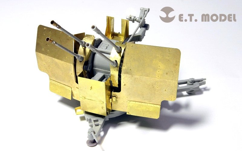 ET Model E35-027 WWII German 2cm FLAK 38 Anti-Aircraft Gun (For TRUMPETER 02309) (1/35) – Bild 2