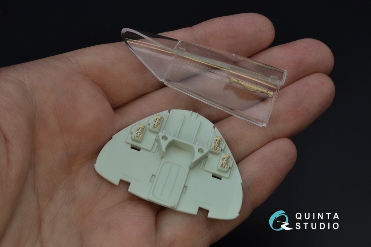 Quinta Studio QD32074 Me 262B1a/U-1 3D-Printed &amp;amp; colored Interior on decal paper (Revell) 1/32 – Bild 3