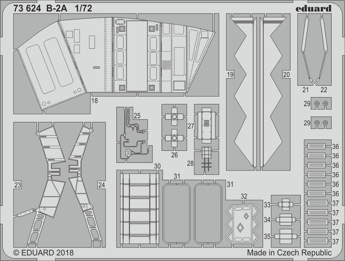 Eduard 73624 B-2A MODELCOLLECT 1/72 – zdjęcie 2