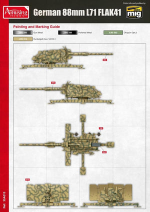 Amusing Hobby 35A024 8.8cm L/71 Flak41 (1/35) – obrázek 2
