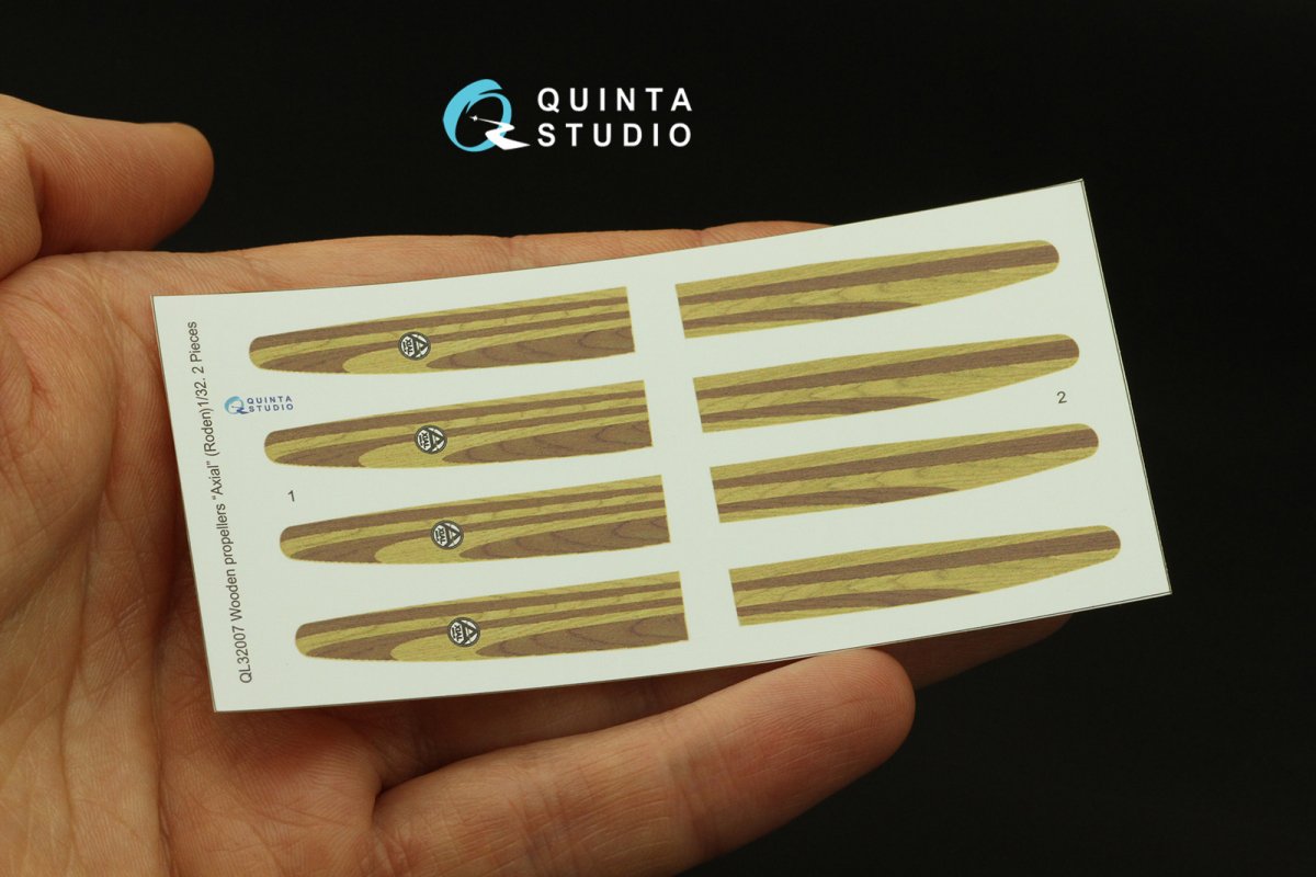 Quinta Studio QL32007 Wooden Propellers Axial (Roden) 1/32 – Bild 3