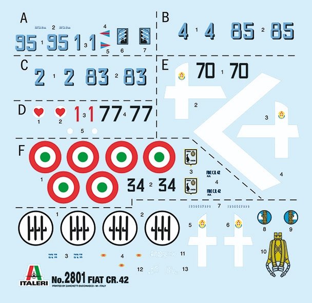 Italeri 2801 FIAT CR.42 Falco 1/48 – Bild 11