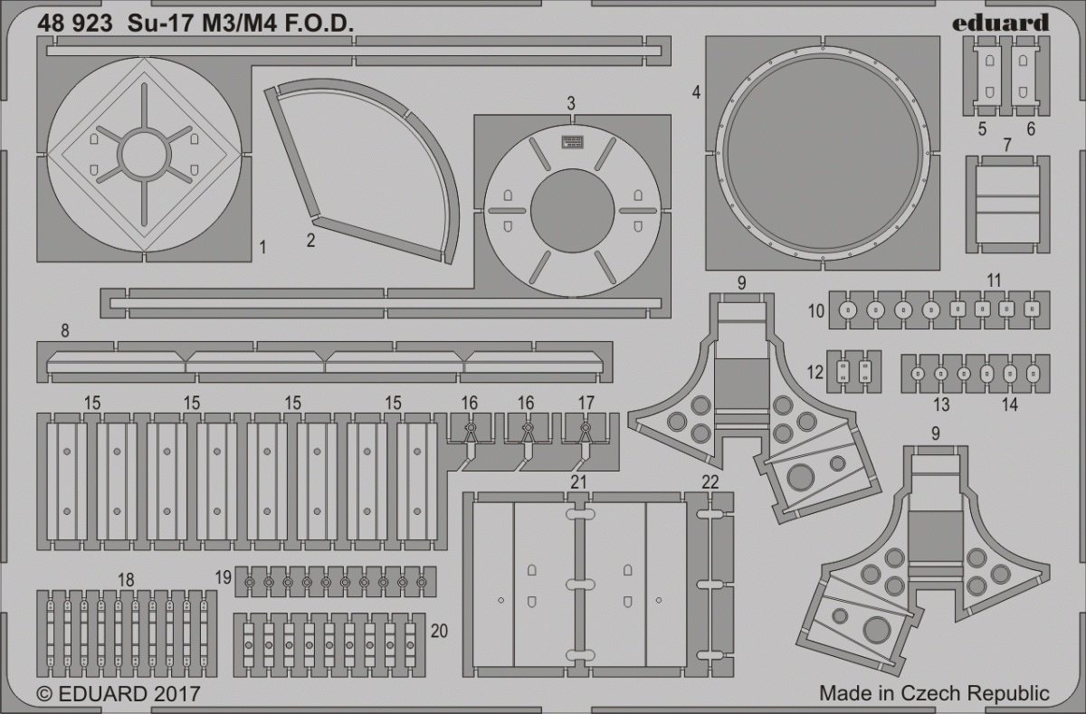 Eduard 48923 Su-17 M3/ M4 FOD KITTY HAWK 1/48