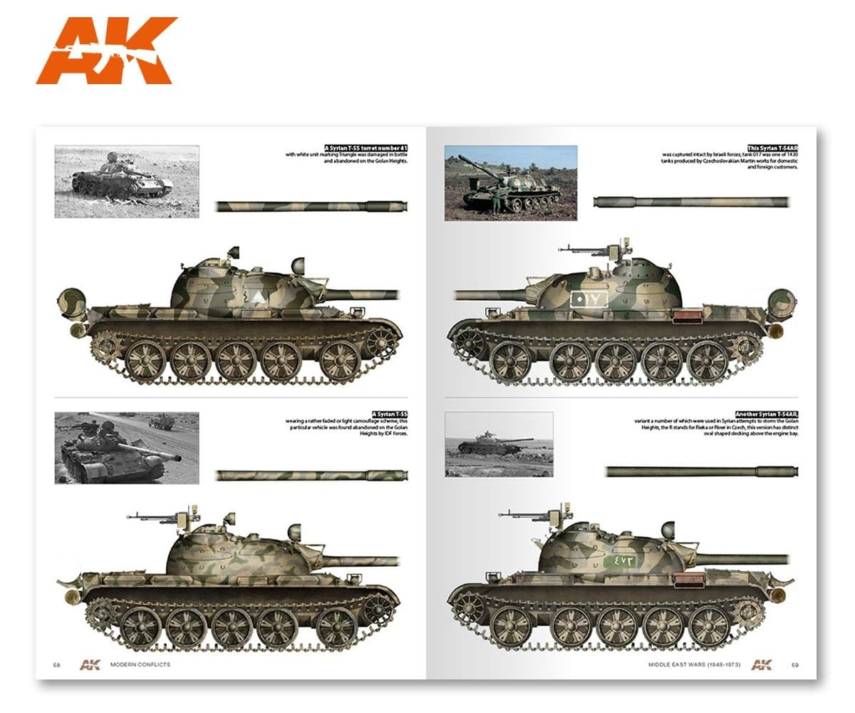 AK Interactive AK284 MIDDLE EAST WARS 1948-1973 VOL.1 PROFILE GUIDE (English) – image 5