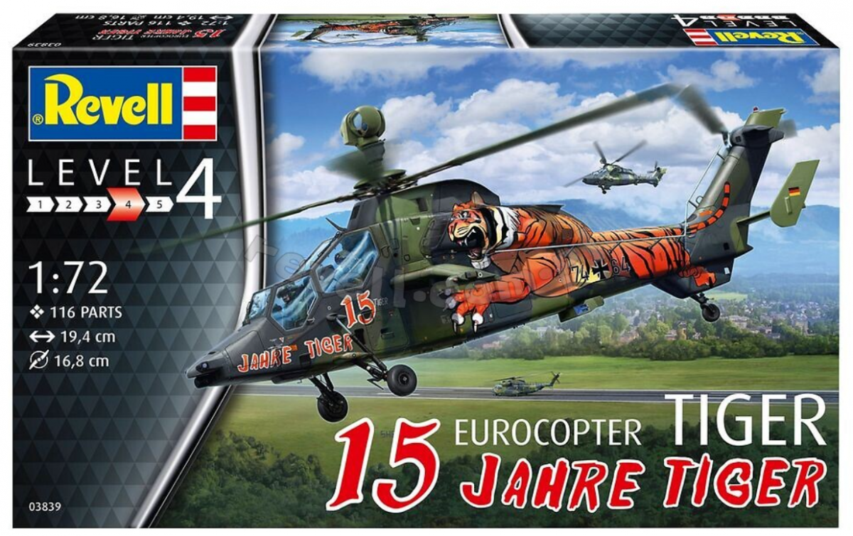 Revell 03839 Eurocopter Tiger 15 Jahre Tiger 1/72 – image 2