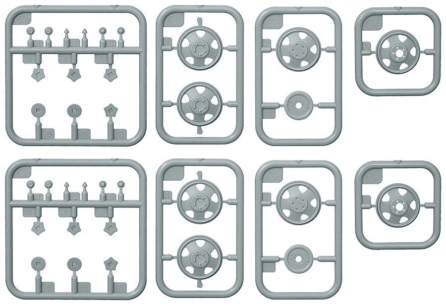 MiniArt 35099 GAZ-AA family wheels set 1/35 – image 4