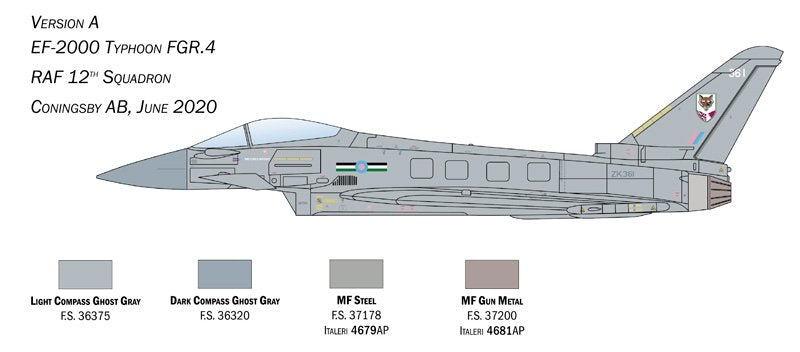 Italeri 1457 EF-2000 Typhoon In RAF Service 1/72 – image 2