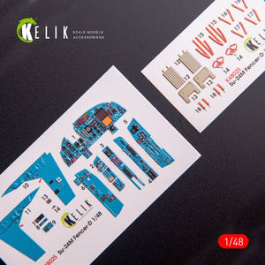 KELIK K48025 SU-24 INTERIOR 3D DECALS FOR TRUMPETER KIT 1/48 – image 2