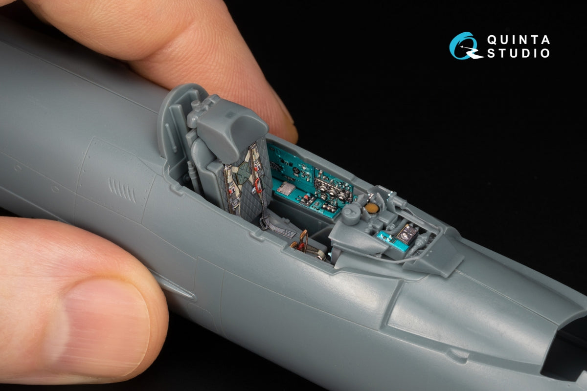 Quinta Studio QD+48576 MiG-21SM Fishbed-J 3D-Printed &amp;amp; colored Interior on decal paper (Eduard) (with 3D-printed resin parts) 1/48 – image 11