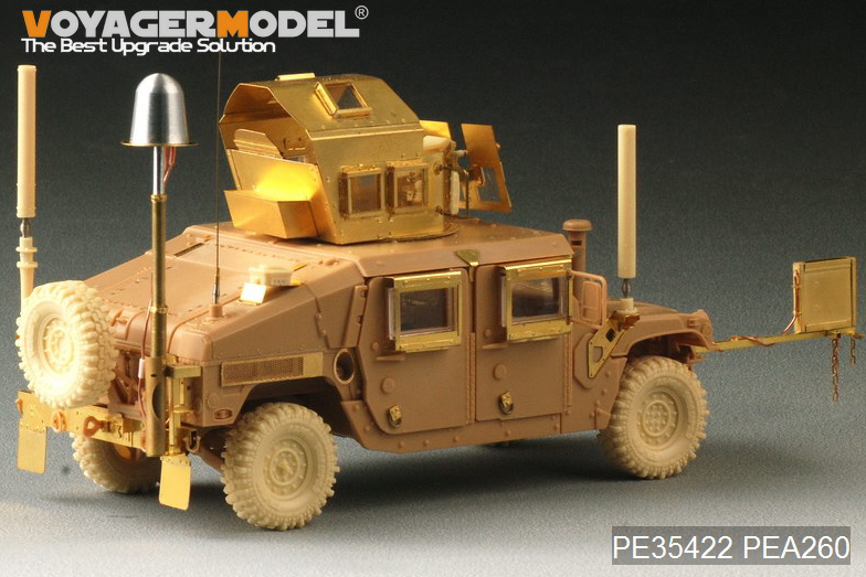 Voyager Model PEA260 Modern US HUMVEE ECM Antenna set TYPE2 (telescopic pole) (GP) 1/35 – Bild 6