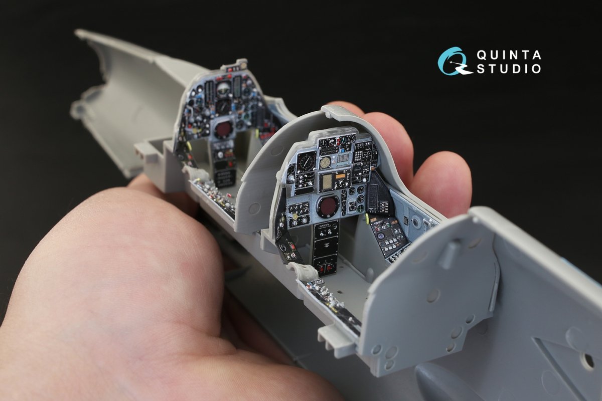 Quinta Studio QD32042 F-105G 3D-Printed &amp;amp; colored Interior on decal paper (for Trumpeter kit) 1/32 – obrázek 8