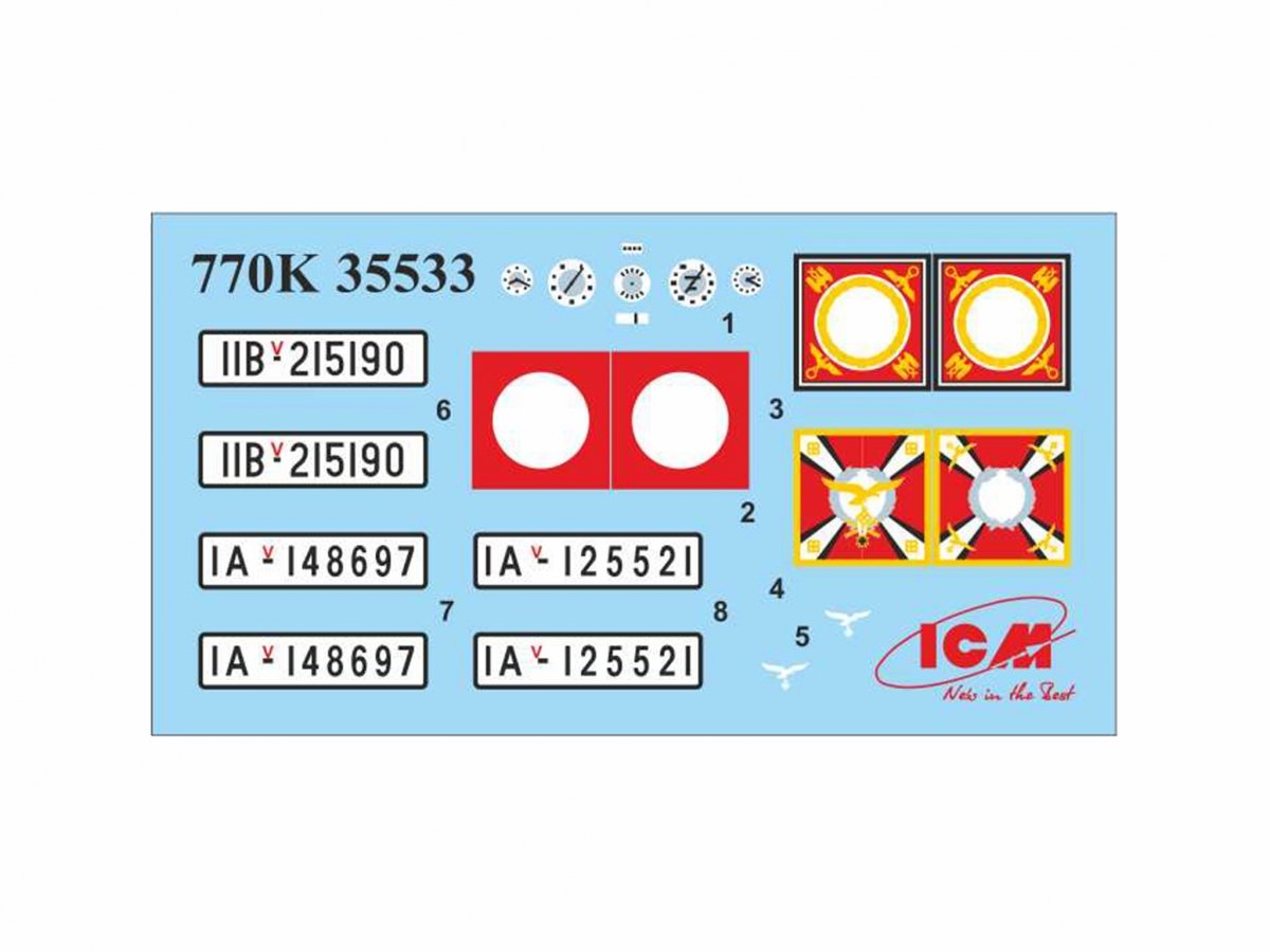 ICM 35533 Typ 770K (W150) Tourenwagen 1/35 – obrázek 7