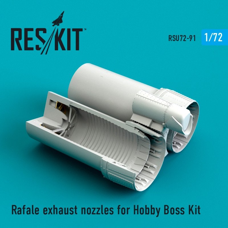 RESKIT RSU72-0091 Buses d'échappement Rafale pour maquette Hobby Boss au 1/72