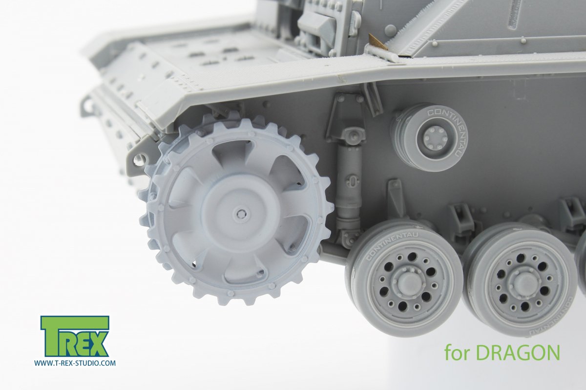 T-Rex Studio TR35007-1 Stug III Sprocket Set (Early Version) for DRAGON 1/35 – obrázek 2